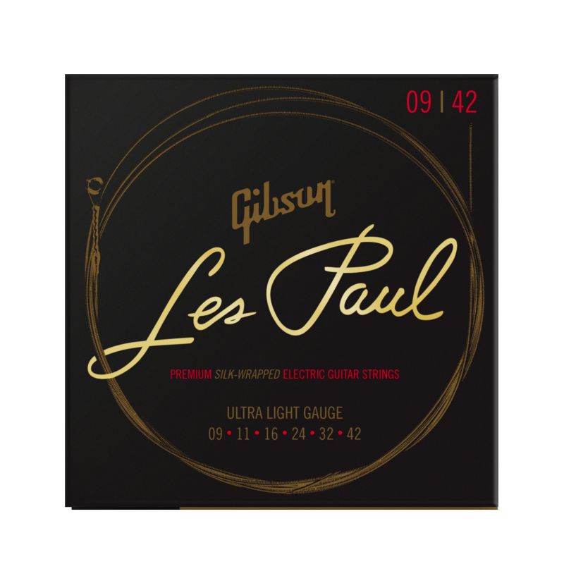 Набор струн GIBSON SEG-LES LES PAUL PREMIUM ELECTRIC GUITAR STRINGS 9-42 ULTRA-LIGHT