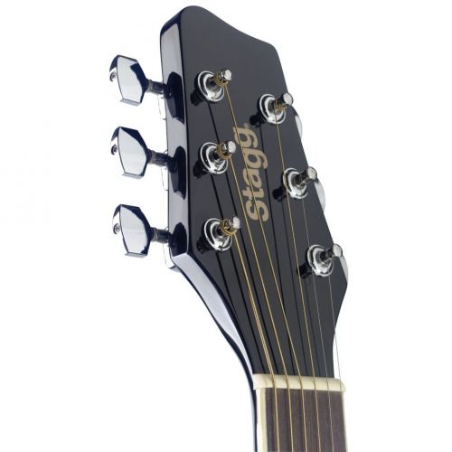 Гитара электроакустическая STAGG G SA20ACE BLK