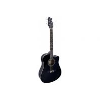 Гитара электроакустическая STAGG G SA20DCE BLK