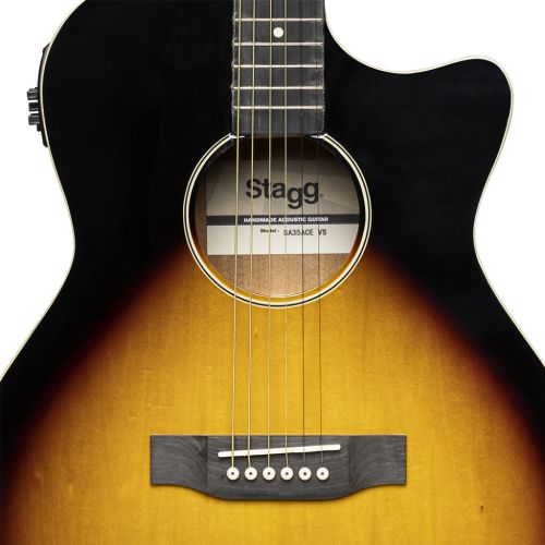 Гитара электроакустическая STAGG G SA35 ACE-VS