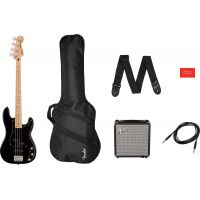 Набір гітар SQUIER by FENDER AFFINITY SERIES PJ BASS START PACK BLACK