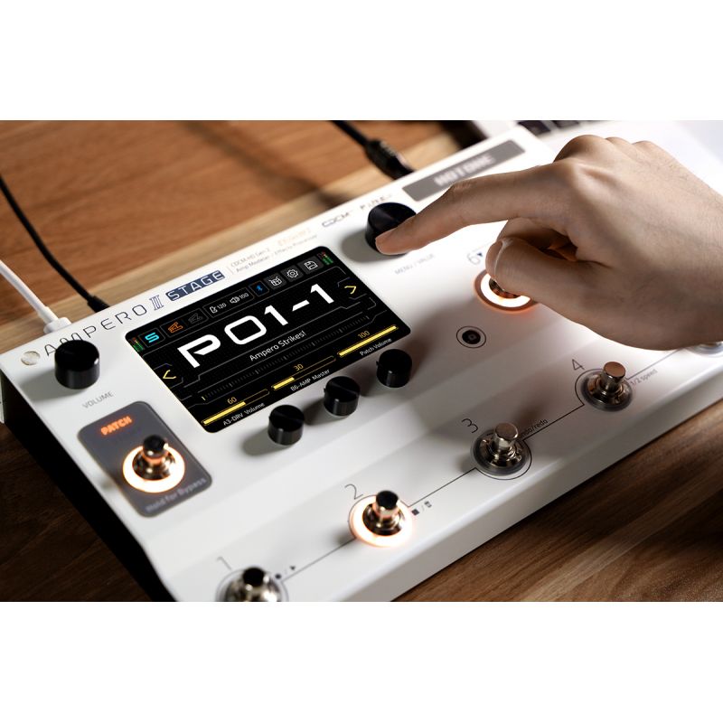 ◁ Гитарный процессор эффектов Hotone audio ampero ii stage