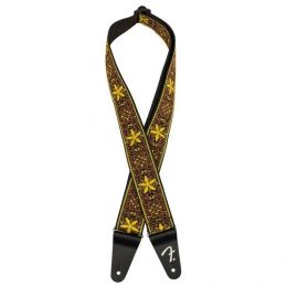 Гитарный ремень FENDER STRAP 2" PASADENA WOVEN YELLOW WALLFLOWER