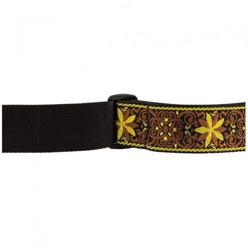 Гитарный ремень FENDER STRAP 2" PASADENA WOVEN YELLOW WALLFLOWER