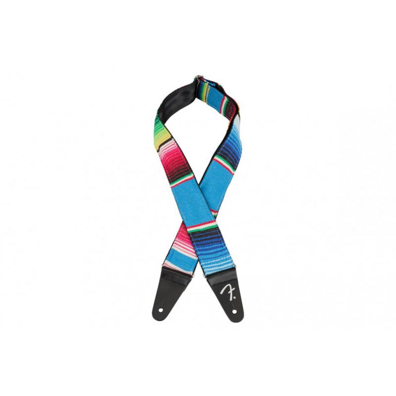 Гитарный ремень FENDER STRAP 2" SERAPE BLUE MULTI
