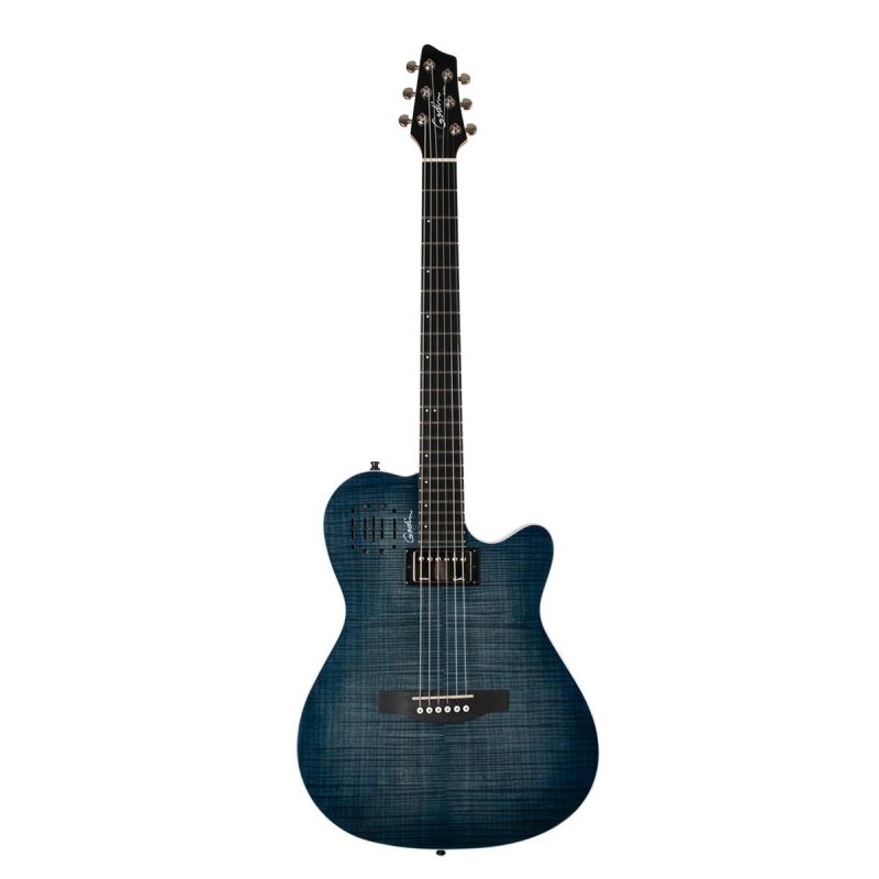 Электроакустическая гитара Godin Guitars Godin A6 Ultra Denim Blue Flame