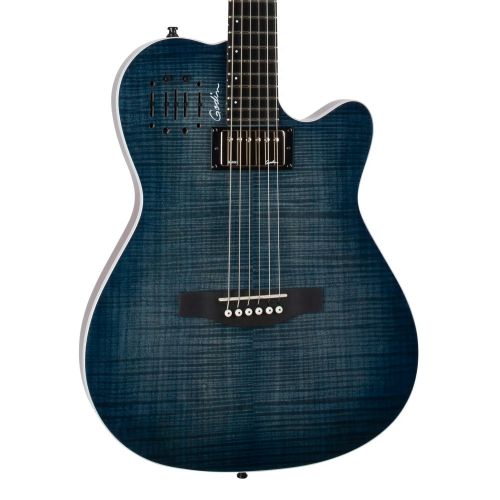 Электроакустическая гитара Godin Guitars Godin A6 Ultra Denim Blue Flame