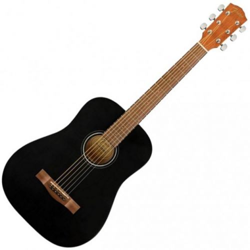 Акустическая гитара Fender FA-15 STEEL 3/4 BLACK WN w/BAG