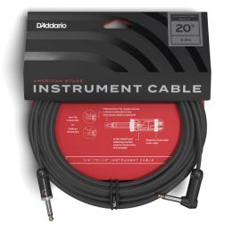 Кабель інструментальний D'ADDARIO PW-AMSGRA-20 American Stage, Right to Straight (6m)
