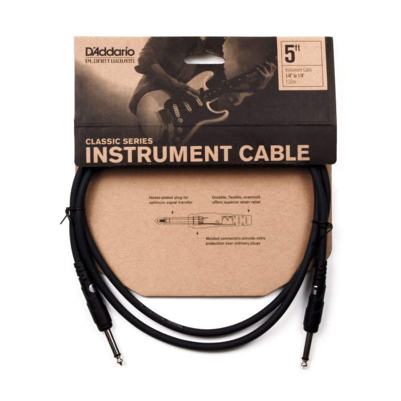 Кабель інструментальний D'ADDARIO PW-CGT-05 Classic Series Instrument Cable (1.5m)