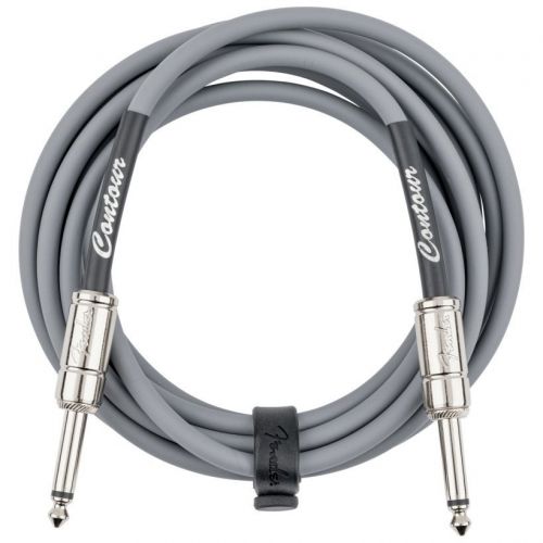 Кабель инструментальный Fender Cable Contour Series Instrument Cable 10' Inca Silver