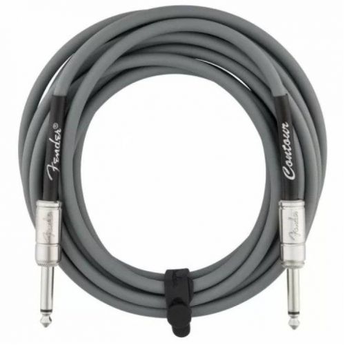 Кабель инструментальный Fender Cable Contour Series Instrument Cable 15' Inca Silver