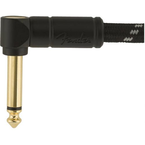  Кабель инструментальный Fender Cable Deluxe Series 10' Angled Black Tweed