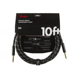  Кабель инструментальный Fender Cable Deluxe Series 10' Black Tweed