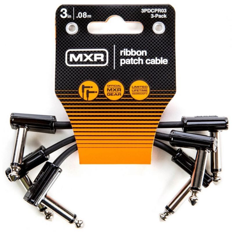 Кабель інструментальний MXR 3 INCH RIBBON PATCH CABLE - 3 PACK