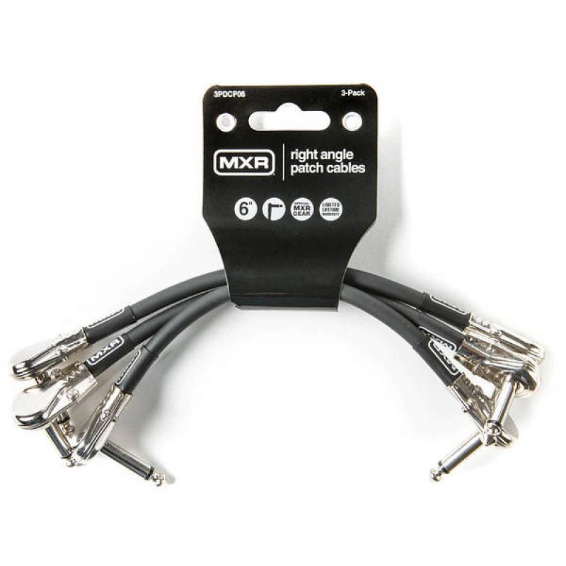  Кабель инструментальный MXR 6in Patch Cable 3-Pack
