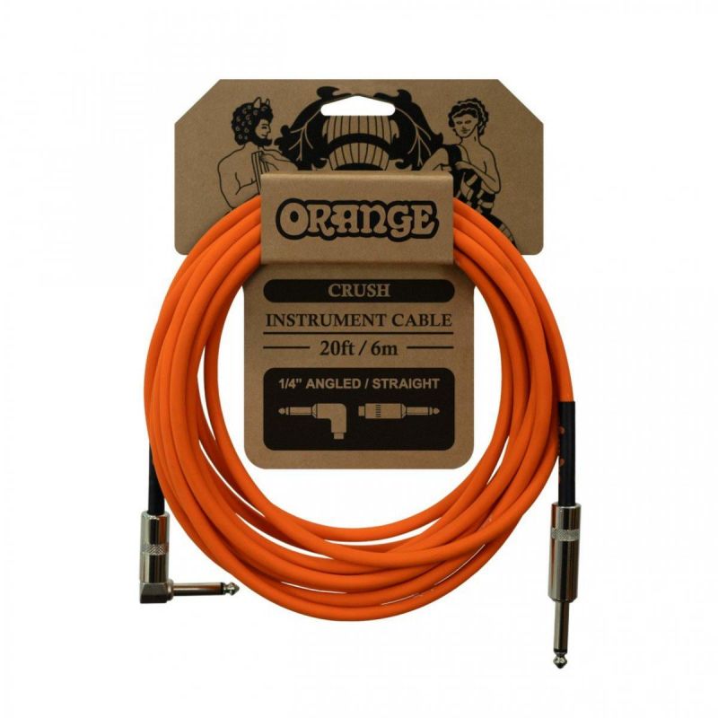 Кабель инструментальный Orange Crush CA037 (Jack 6,3 мм/Jack 6,3 мм (кутовий), 6 м)