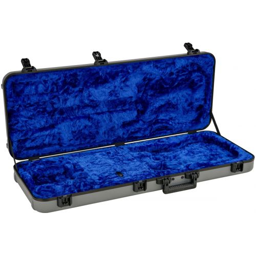 Кейс для електрогітари FENDER DELUXE MOLDED STRAT/TELE CASE SILVER/BLUE