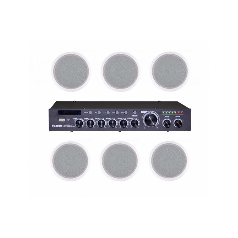 Комплект звуку DV audio DMA606601 для приміщення до 150м.кв.