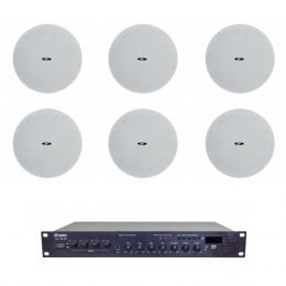Комплект звука DV audio LA1206CMG8W для помещения до 80м.кв.