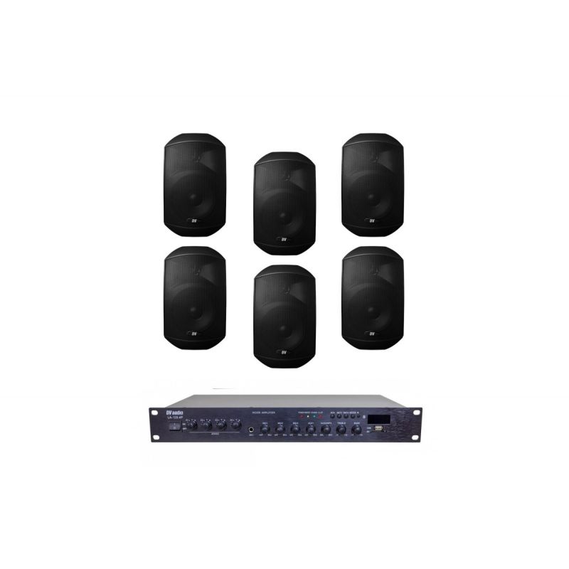 Комплект звука DV audio LA1206MS5B для помещения до 160м.кв.