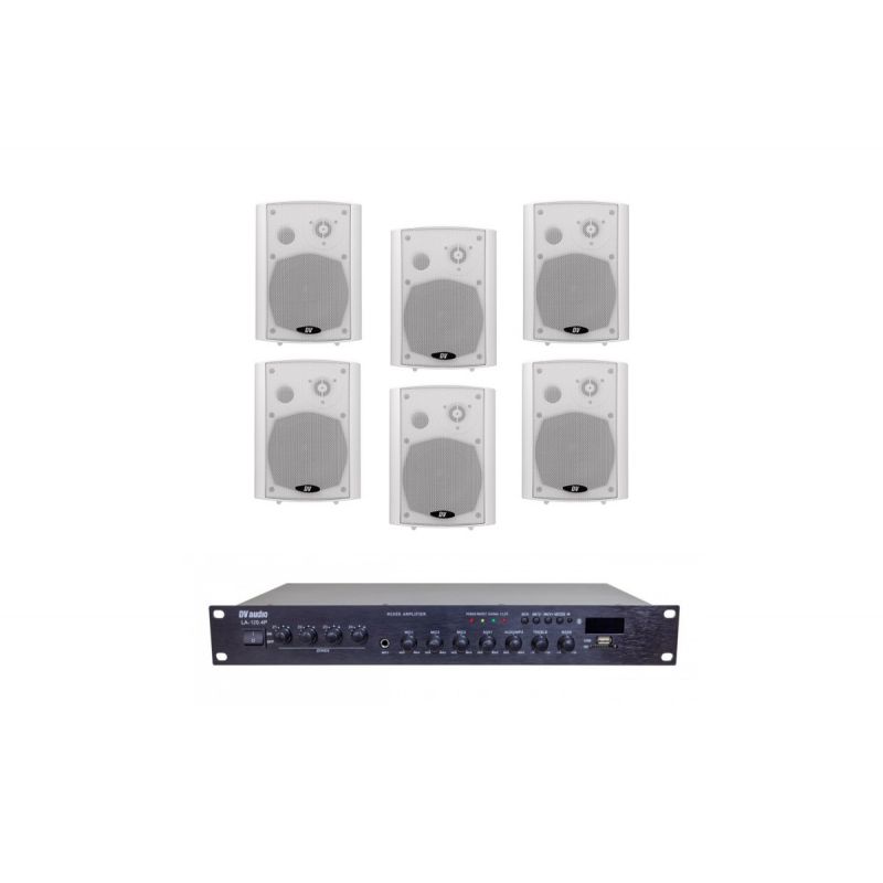 Комплект звуку DV audio LA1206MS5W для приміщення до 160м.кв.