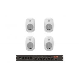 Комплект звука DV audio LA804MS4W для помещения до 80м.кв.