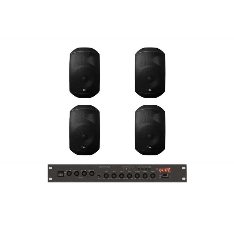 Комплект звуку DV audio LA804MS5B для приміщення до 80м.кв.