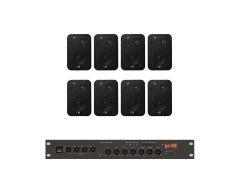 Комплект звука DV audio LA808CON1B для помещения до 160м.кв.