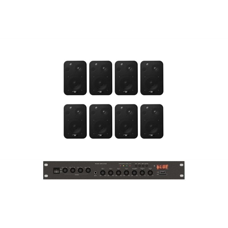 Комплект звуку DV audio LA808CON1B для приміщення до 160м.кв.
