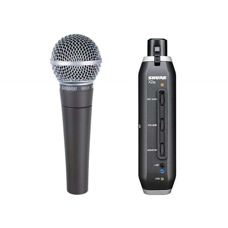 Shure SM58X2u вокальний динамічний мікрофон