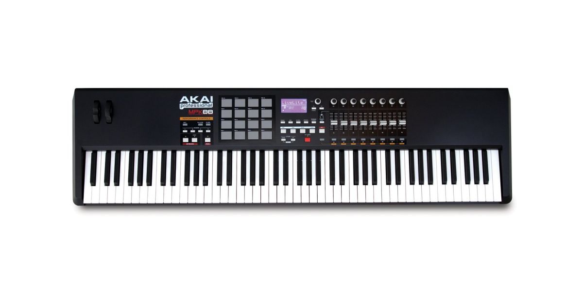 MIDI ( миди) клавиатура AKAI MPK88 • лучшая цена • купить в музыкальном ...