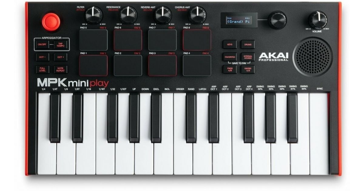 AKAI MPK mini play midiキーボード AKAI MPK mini Play MK3 | 音源内蔵・スピーカー搭載MIDI