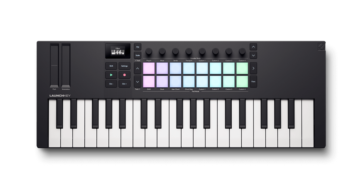 ◁ MIDI ( миди) клавиатура NOVATION Launchkey Mini 37 MK4 • лучшая