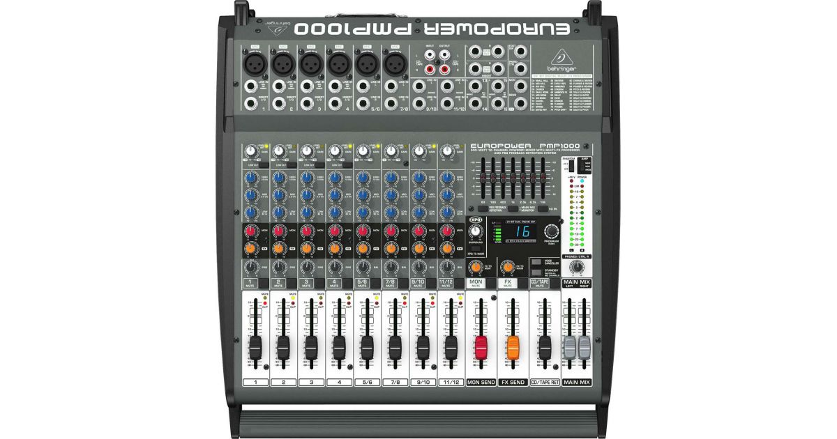 ◁ Активный микшерный пульт Behringer PMP1000 • лучшая цена