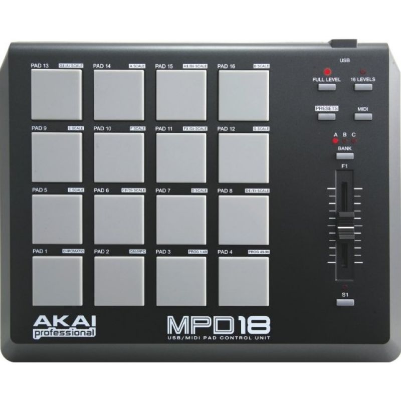 AKAI MPD18 контроллер