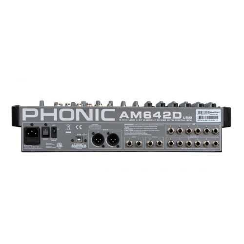 Пасивний пульт мікшерний Phonic AM 642 D USB