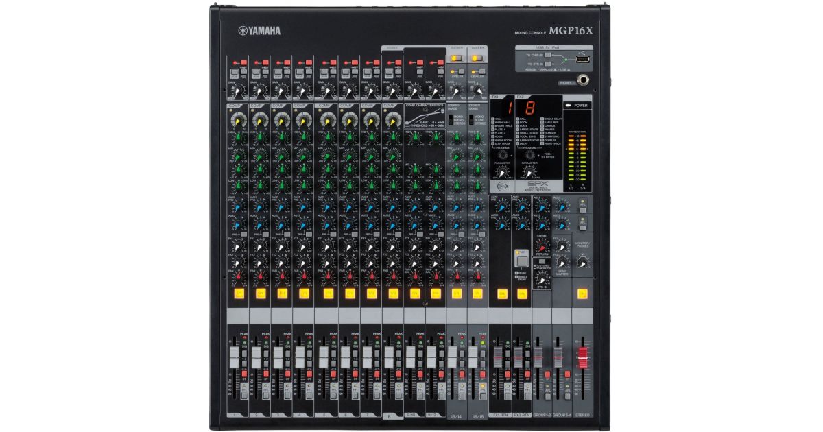 Пассивный микшерный пульт Yamaha MGP16X • лучшая цена • купить в ...