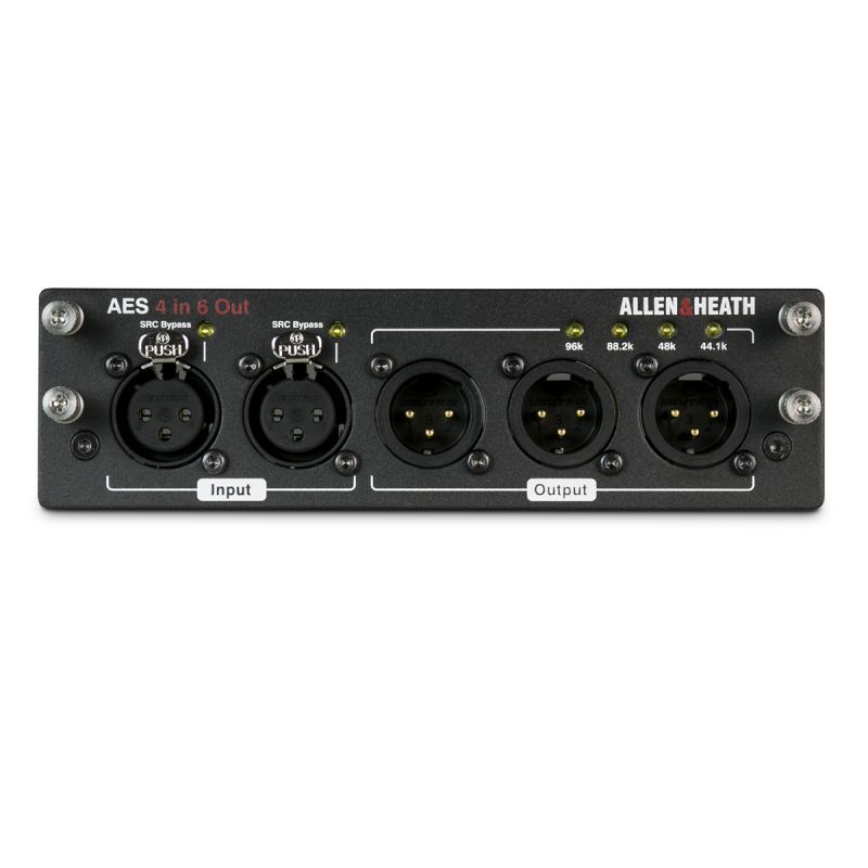 Модуль протоколу AES3 для мікшерної системи Allen Heath dLive M-DL-AES4I6O-A