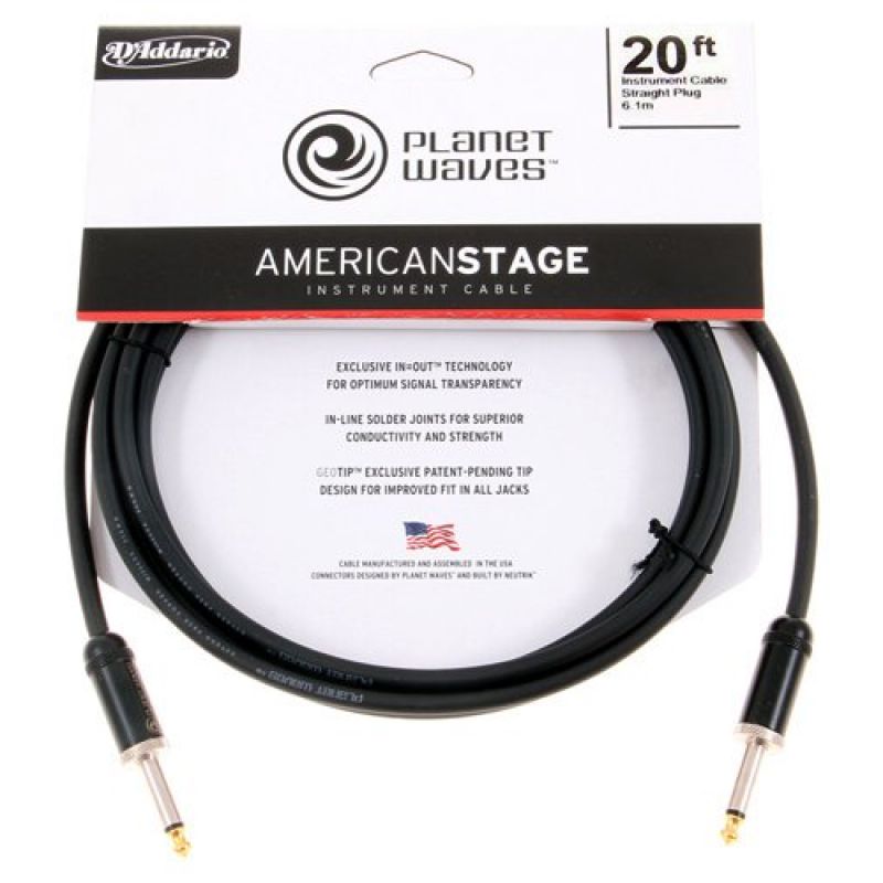 PLANET WAVES PW-AMSG-20 AMERICAN STAGE 20ft
