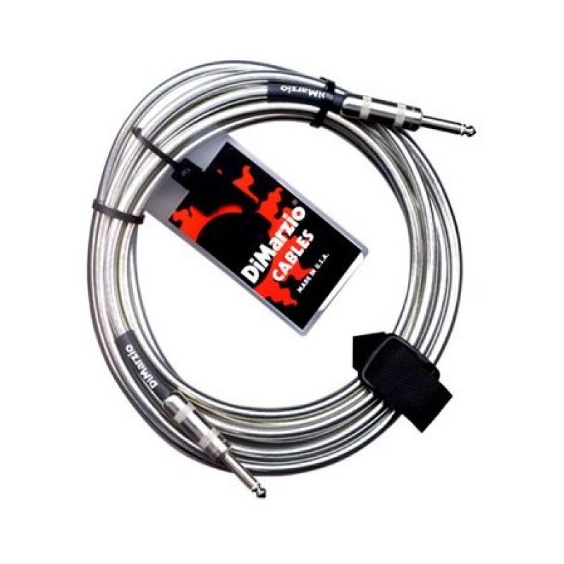 DIMARZIO EP1715SSSM METALLIC INSTRUMENT CABLE 15ft (CHROME) • лучшая ...