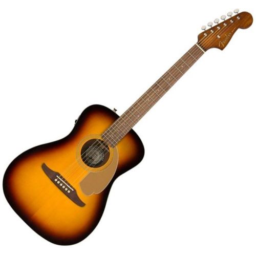 Гитара электроакустическая Fender MALIBU PLAYER SUNBURST WN