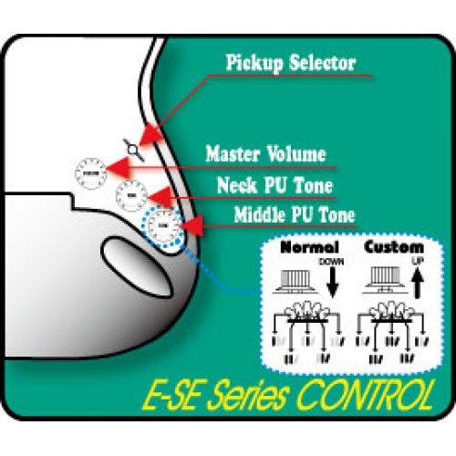 Електрогітара ESP EDWARDS E-SE93R/LT 3TS