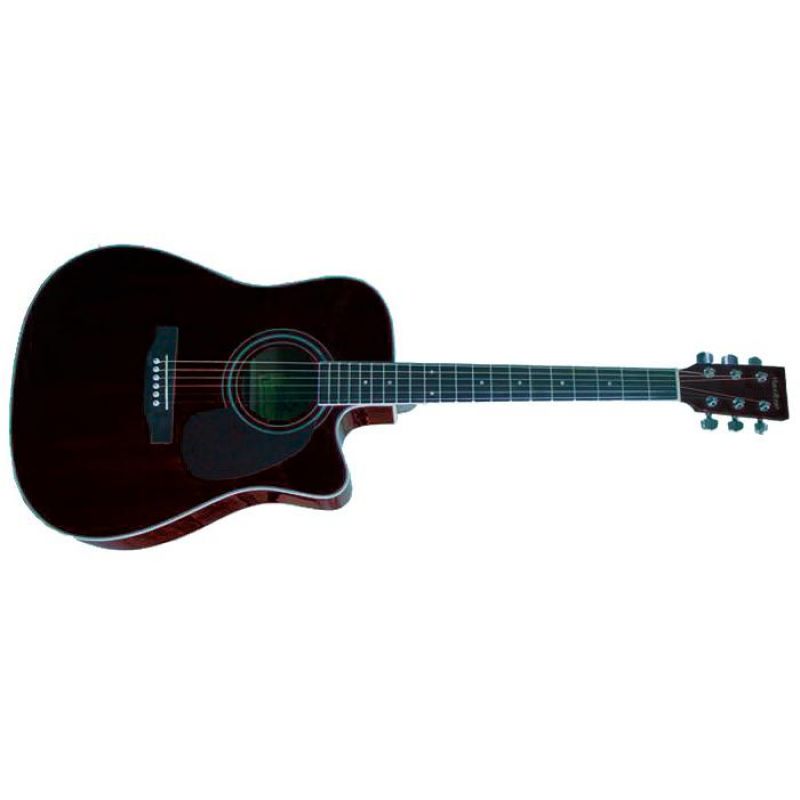Гітара електроакустична MAXTONE WGC4106CE TBK
