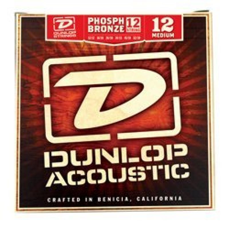 Струни для гітари DUNLOP DAP1252J PHOSPHOR BRONZE MEDIUM-12 (12-52)