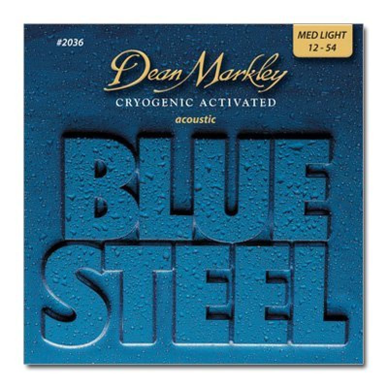 Струни для гітари DEAN MARKLEY 2036 BLUESTEEL ACOUSTIC ML (12-54)