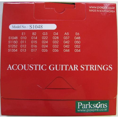 Струны для гитары PARKSONS S1048 ACOUSTIC XL (10-48)
