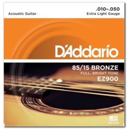 Струны для гитары D`ADDARIO EZ900 BRONZE EXTRA LIGHT 10-50