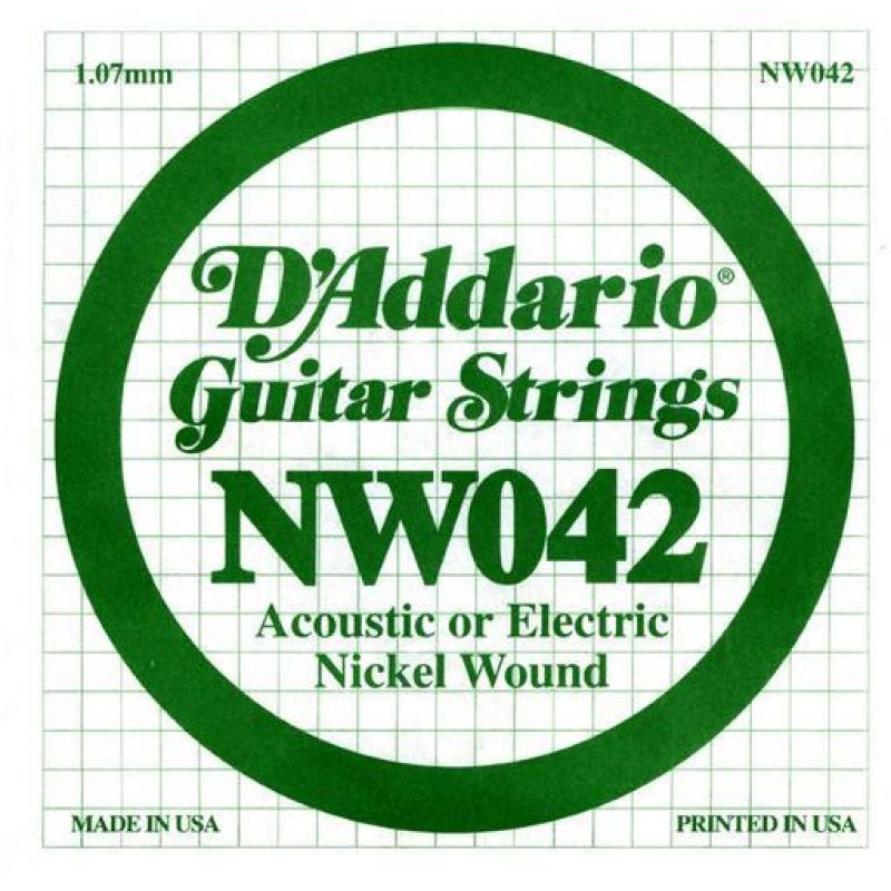 Струны для гитары D`ADDARIO NW042 XL Nickel Wound 042