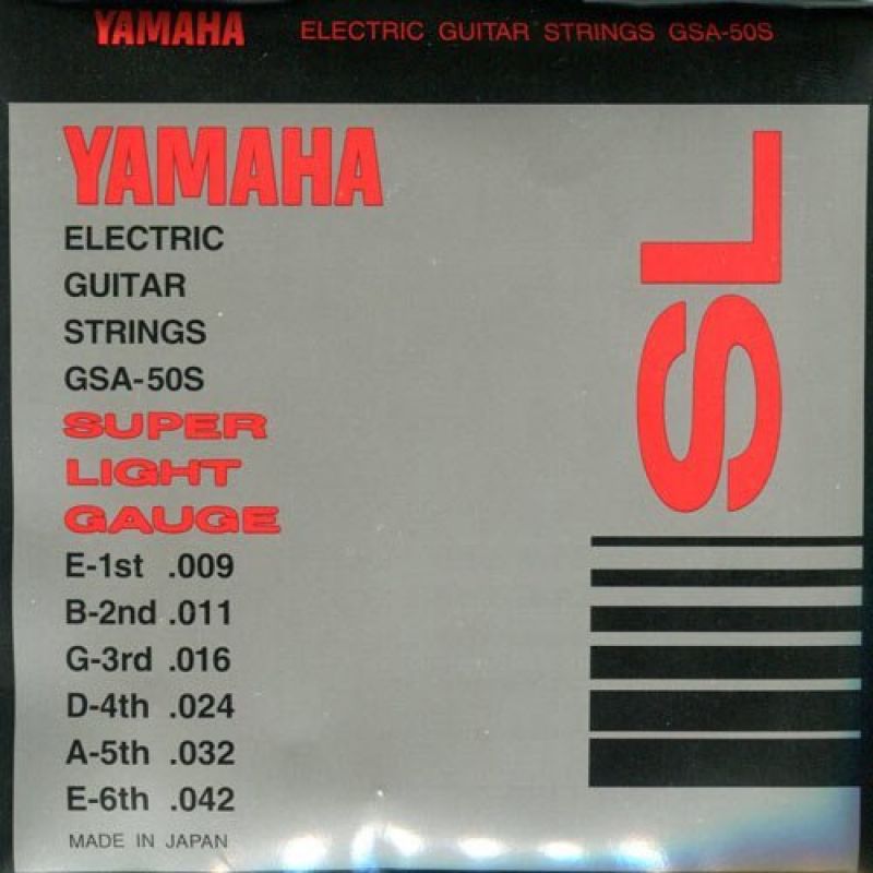 Струны для гитары YAMAHA GSA50S ELECTRIC SUPER LIGHT (09-42)